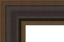 EC881 Brown Tall Mound Frame with Gold Treatment 2-3/8 Wide