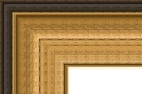 T7207 Antique Gold Rustic Frame 3-3/4" Wide