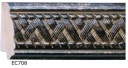 EC708 Antique Black Basket Weave Frame 2-1/4" Wide